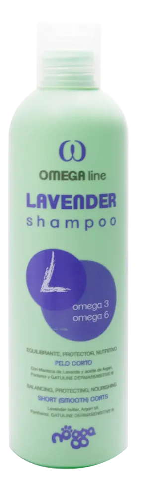 Nogga Omega Line Lavender Шампунь з олією лаванди для гладкошерстих і голих порід собак 250 мл