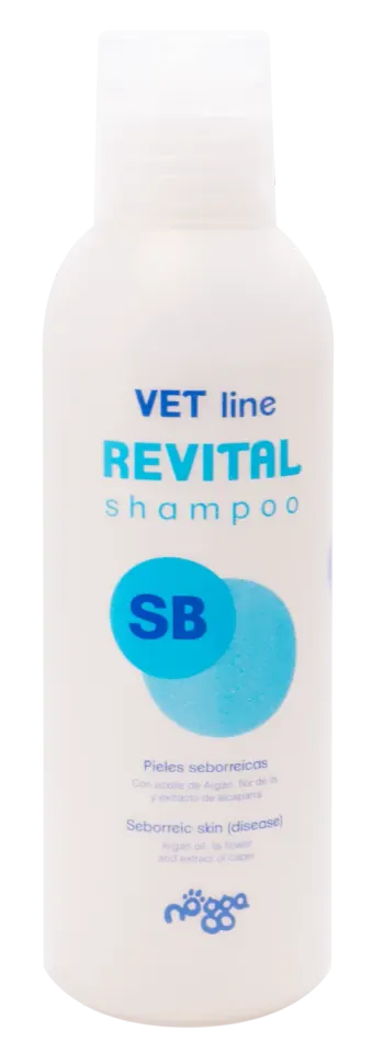 Nogga Vet Line Revital SB Шампунь при дисфункції сальних залоз (себорея) у собак і котів 150 мл