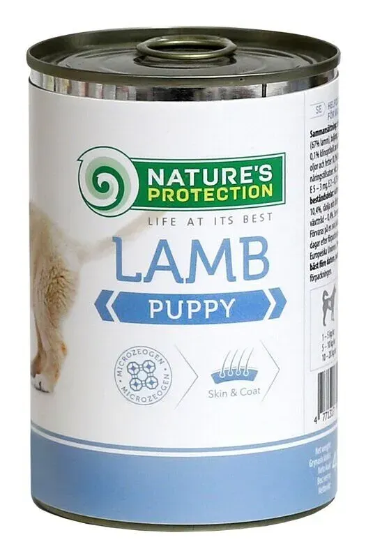 Nature’s Protection Puppy Lamb Вологий корм для цуценят з ягням, 800 г