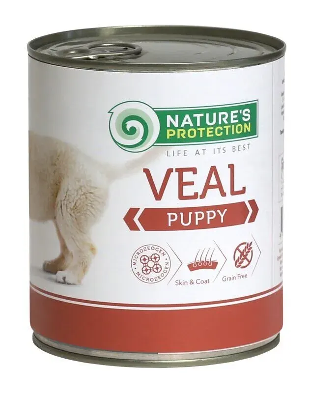 Nature’s Protection Puppy Veal Вологий корм для цуценят з телятиною, 400 г