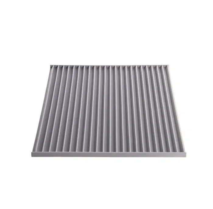 FIBOO Килимок для котячого туалету Litter Mat, світло-сірий, 30x30 см